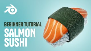 Blender Sushi Tutorial: Modeling, Shading, and Geometry Nodes Made Simple
