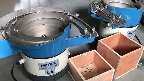 FEDA customized vibratory bowl feeder automatic feeder