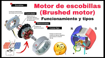 ¿Cuál es la función de los carbones en un motor eléctrico?