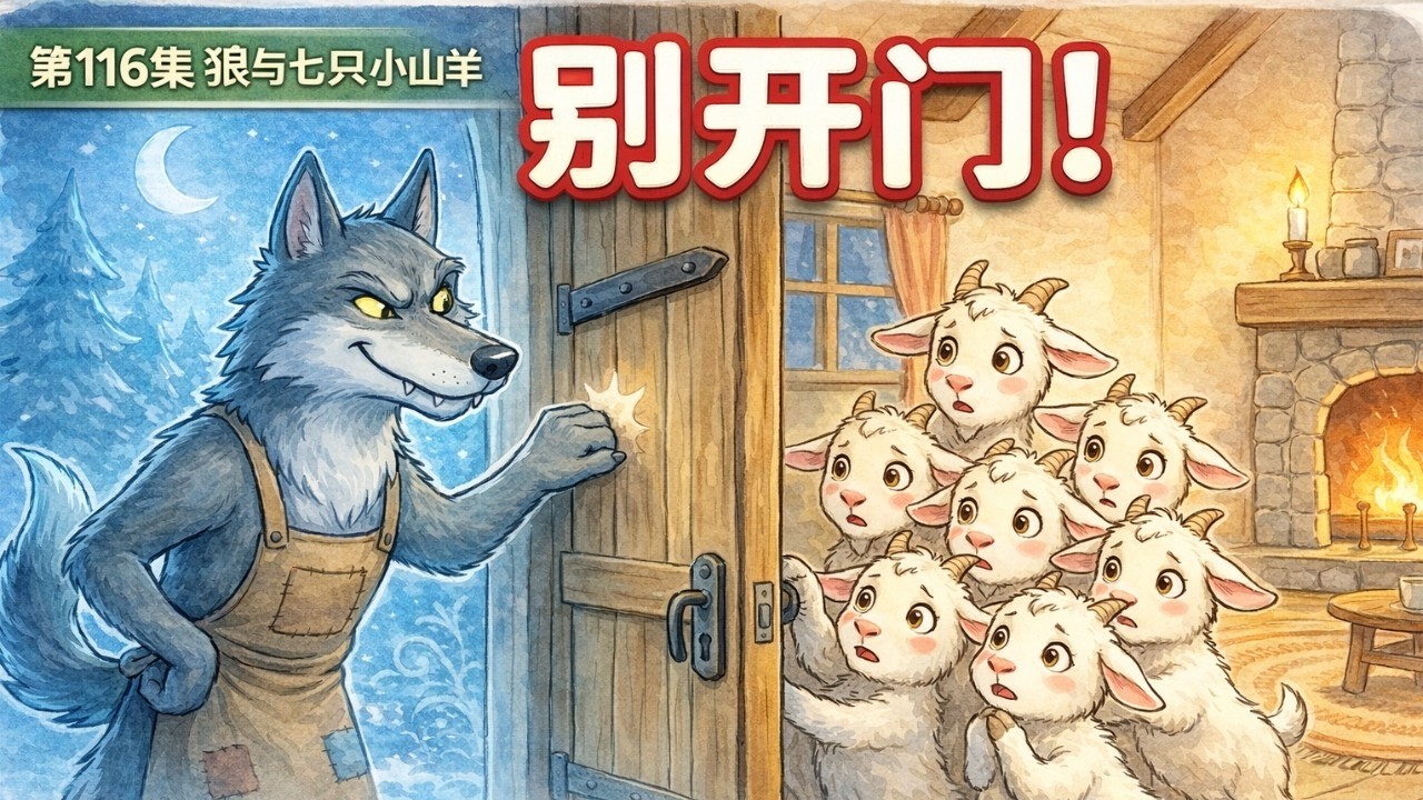 阅读报告｜狼和七只小山羊｜双语儿童故事｜StoryTime Kids ｜EP116
