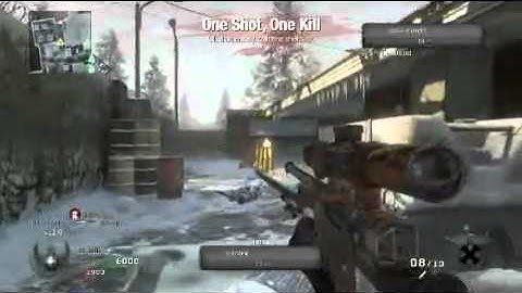 Call Of Duty Black Ops : cross map no scope