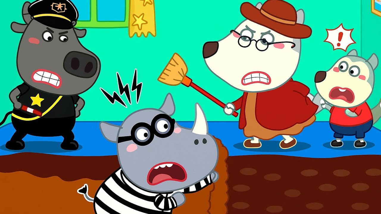 Stop! Why Is There a Thief in the Vent?😡Wolfoo Helps Police Catch Thieves | Educational 2D Animation