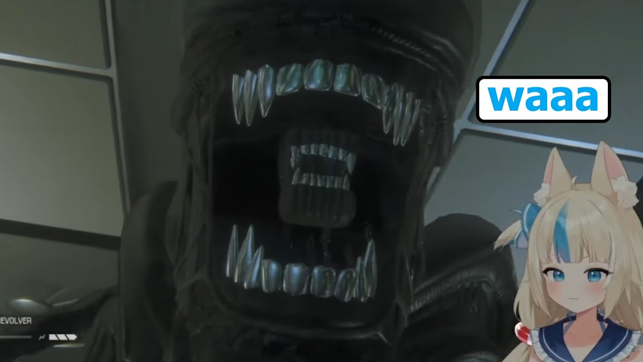 Saba SCREAMS at Alien! 👽💥 | Alien Isolation Funny Moment [