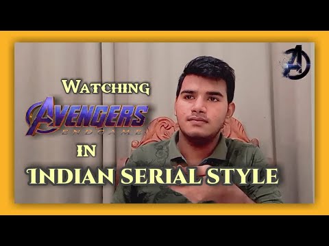 Watching Avengers in Indian serial style || ইন্ডিয়ান স্টাইলে দেখার মজাই আলাদা - Funny reaction video
