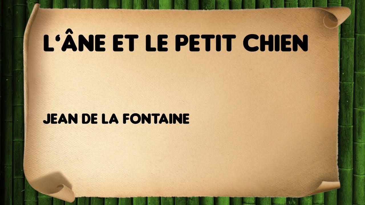 Gravure Fable De La Fontaine "L'âne Et Le Chien" – Calendrier 2011