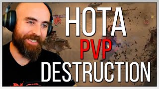 Diablo IV: Level 100 Hota Barbarian PvP Destruction (1vX Insanity) - Diablo 4 PvP Highlights