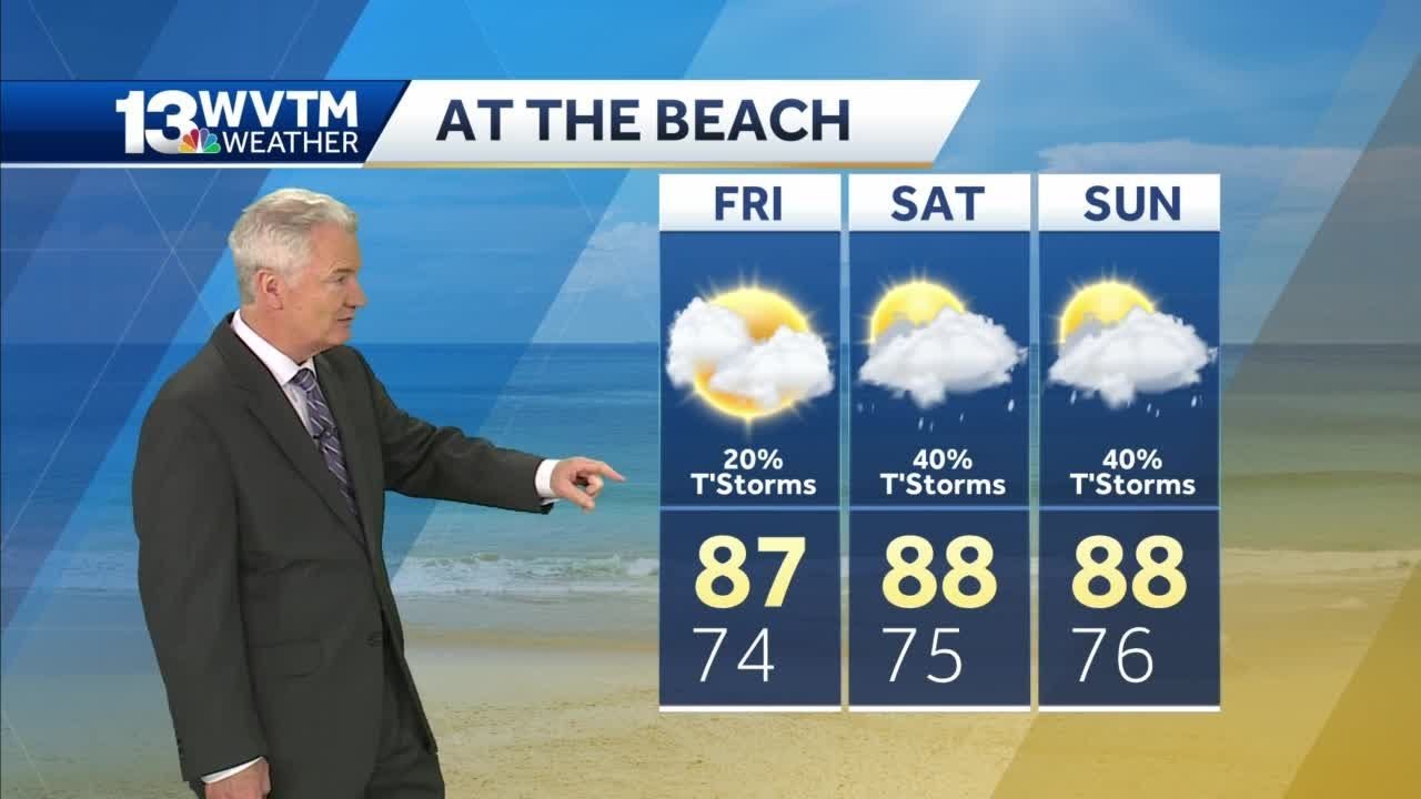 Rain chances return next week - YouTube