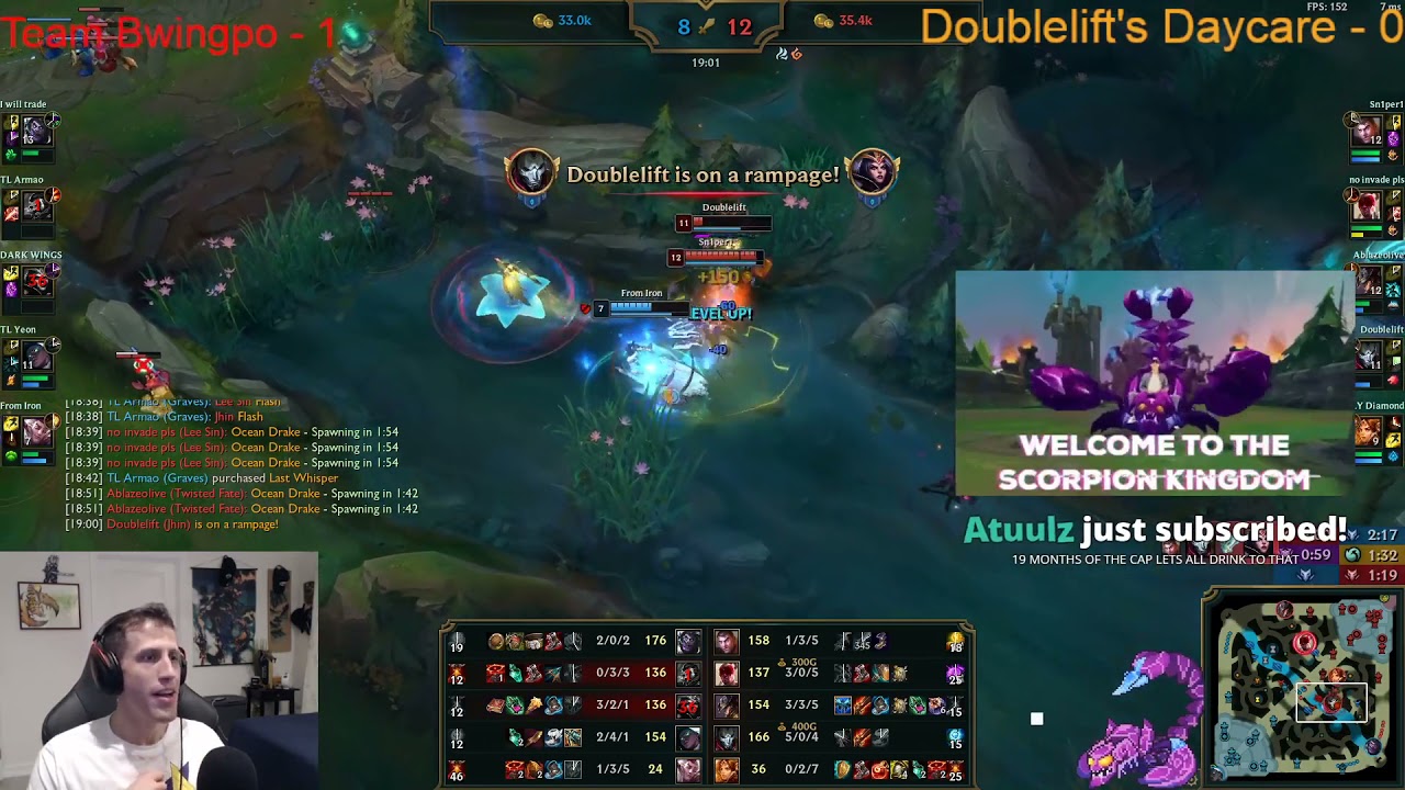 Doublelift still got it | In House Tournament Day 2 - Team Doublelift vs Team Bwingpo