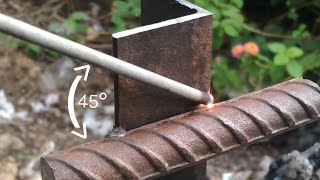 few know, concrete iron welding techniques | welding trick
