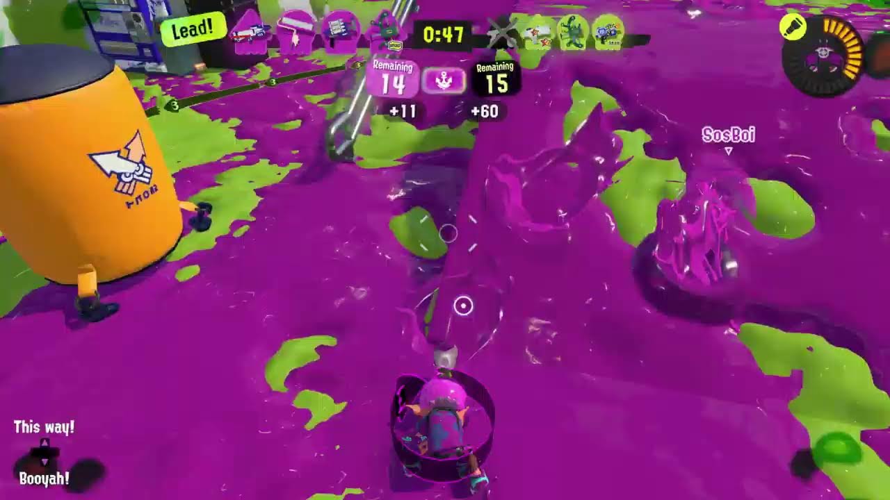 Streaming splatoon 3 playing open with my team because why not :))