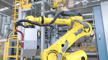 Brand New Fanuc Robotics Installation For Deyi Die Casting Machine