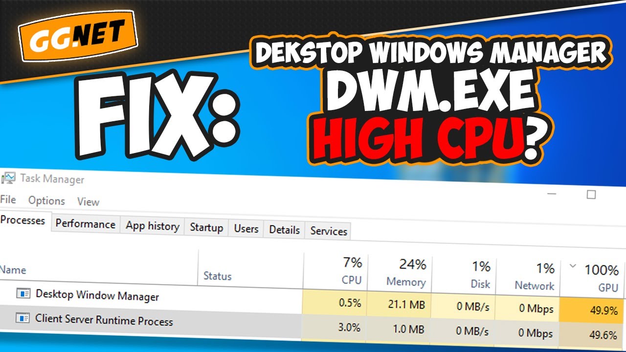 Cara Mengatasi Desktop Window Manager (Dwm.exe) Penggunaan CPU Tinggi