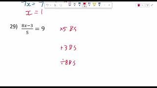Three Step Linear Equations