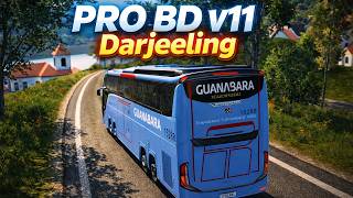 ETS2 PRO BD Map V11 Darjeeling Mountain Drive | Marcopolo G8 1600 LD Realistic Bus Mod