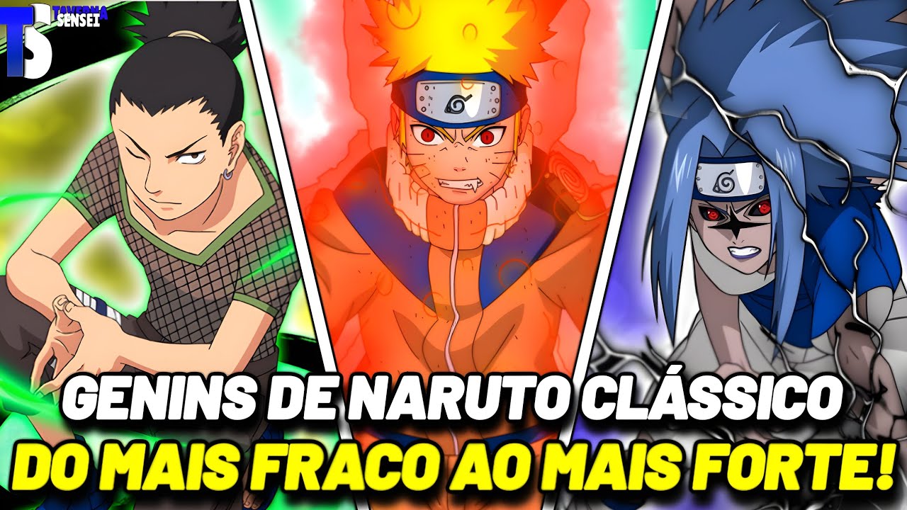 GENINS NÍVEIS DE PODER (NARUTO CLÁSSICO)