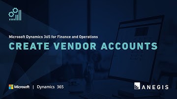 Microsoft Dynamics 365 for Finance and Operations: Create Vendor Accounts