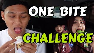 ONE BITE ICE CREAM CHALLENGE ! FIERA MUNT4H ICE CREAM !?