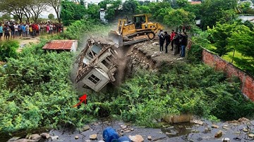 Excellent Start New Perfect Project!! Complete100% Clear The Trash & Landfill On The Flooded by Doze