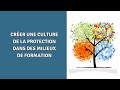 Crer une culture de la protection dans des milieux de formation