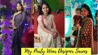 My Designer Sarees Collection || నా డిజైనర్ చీరల కలెక్షన్ || Tips For Designing Sarees