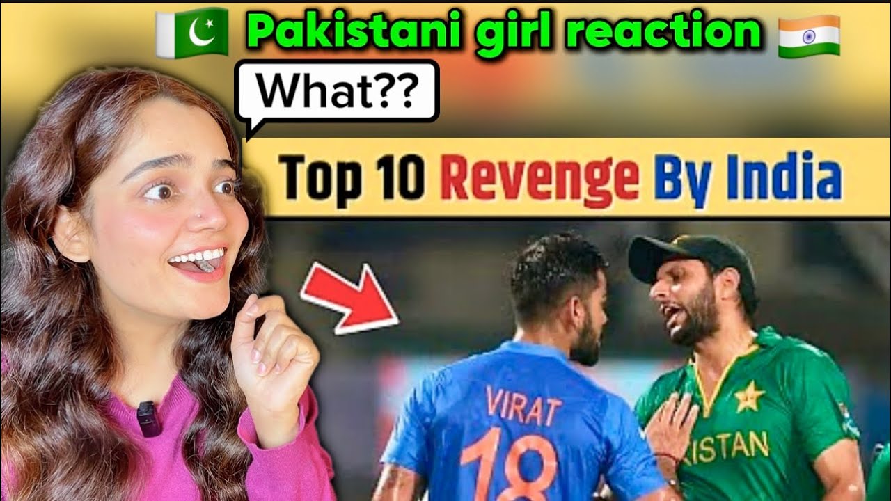 Pakistani Reaction on Top 10 best revenge in cricket by indian ...
