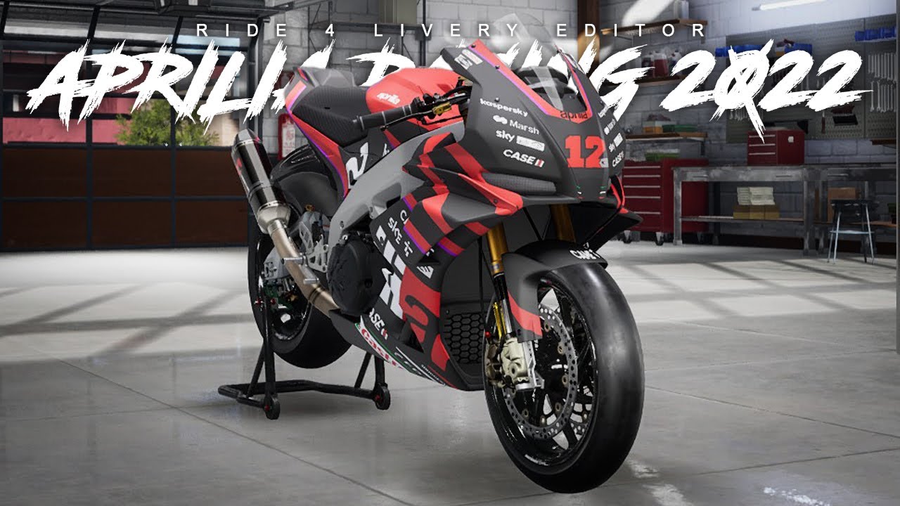RIDE 4 - Aprilia Racing 2022 (Livery Editor) - YouTube