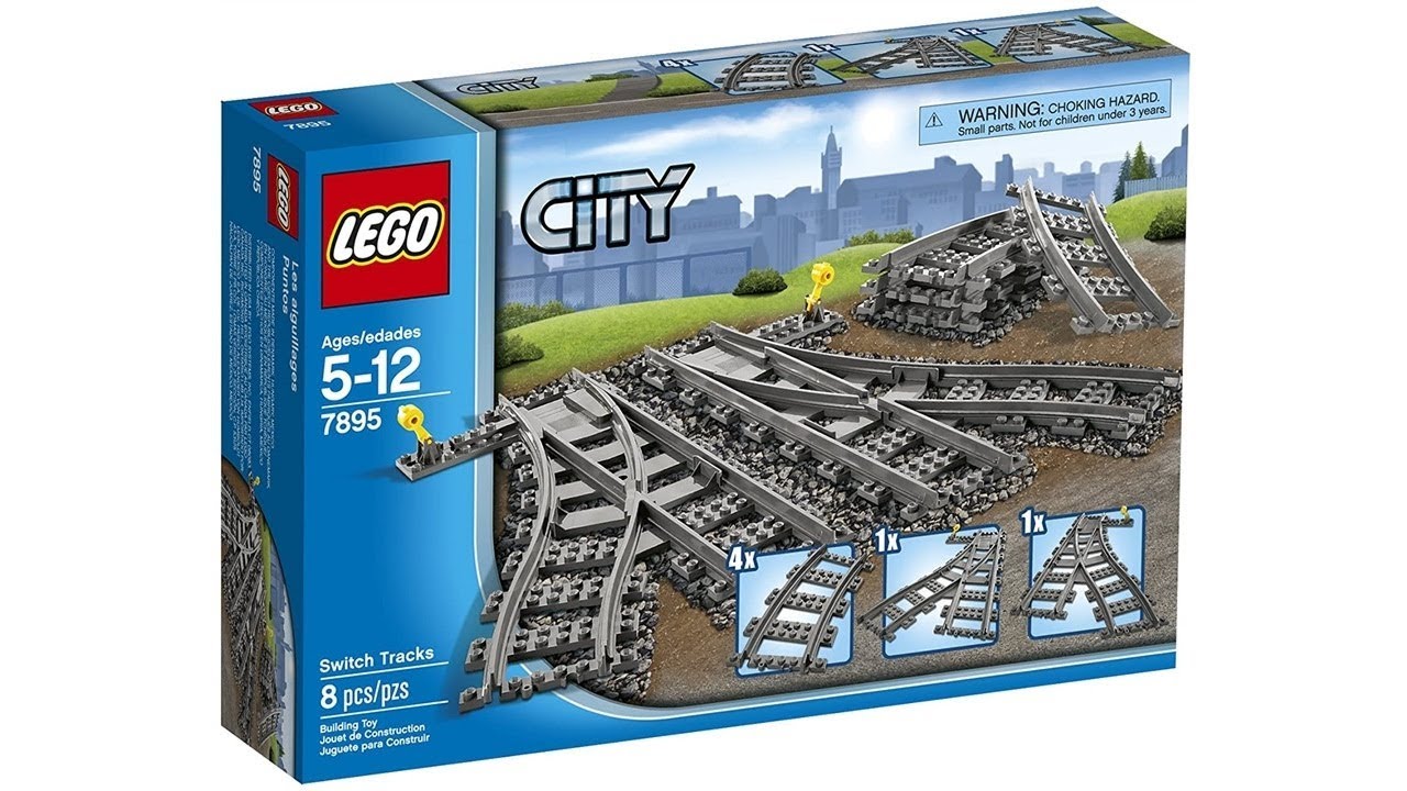 LEGO City Switch Tracks 7895 Train Toy Accessory