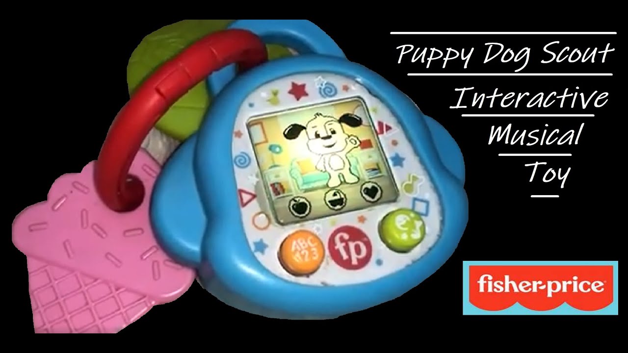 Fisher Price Puppy Dog Scout Interactive Musical Toy - YouTube