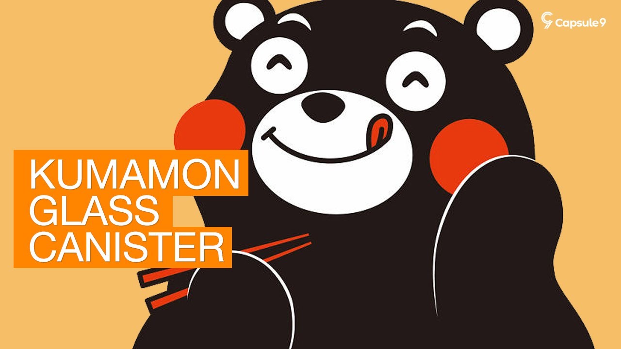 Kumamon Collectible Canister #collectibletoy #kumamon #bear - YouTube