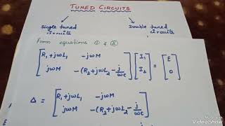 Single Tuned Circuits/ Derivation/ Tamil