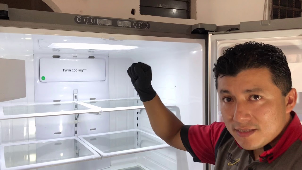 Refrigerador Samsung como entrar al modo de diagnóstico display arriba. -  YouTube