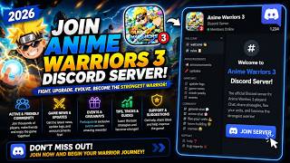 How to Join Anime Warriors 3 Discord Server – Invite (2026) How to Join Anime Warriors 3 Discord Server – Invite (2026)