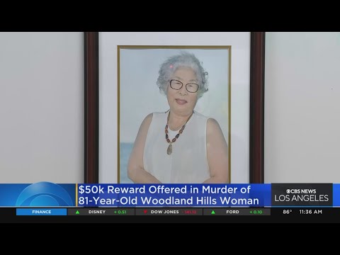 $50k reward offered in murder of 81-year-old Woodland Hills woman