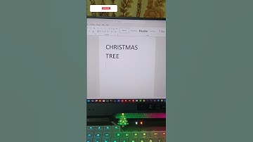 Microsoft word Christmas tree #msoffice shortvideo #trending #viral #trick #msoffice #trendingshorts