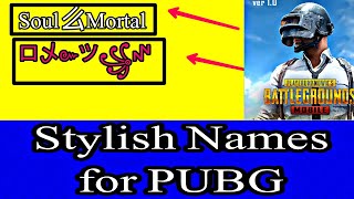 How to Change Name in PUBG Mobile with Stylish Characters and Symbol