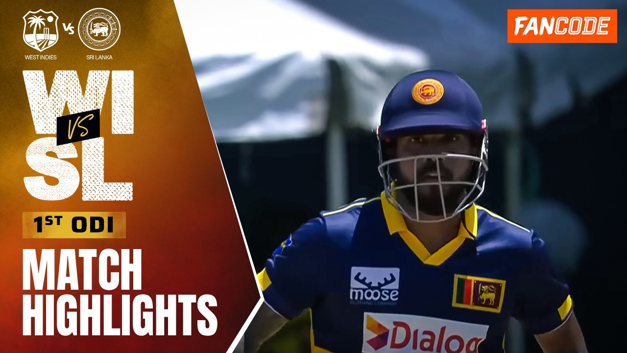 Kusal Mendis stars in Sri Lanka's 41-run win vs West Indies | 1st ODI Extended Highlights