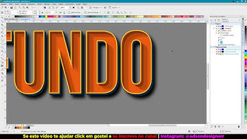 CORELDRAW 2018 - #AULA35 EFEITO DE TEXTO AVANÇADO