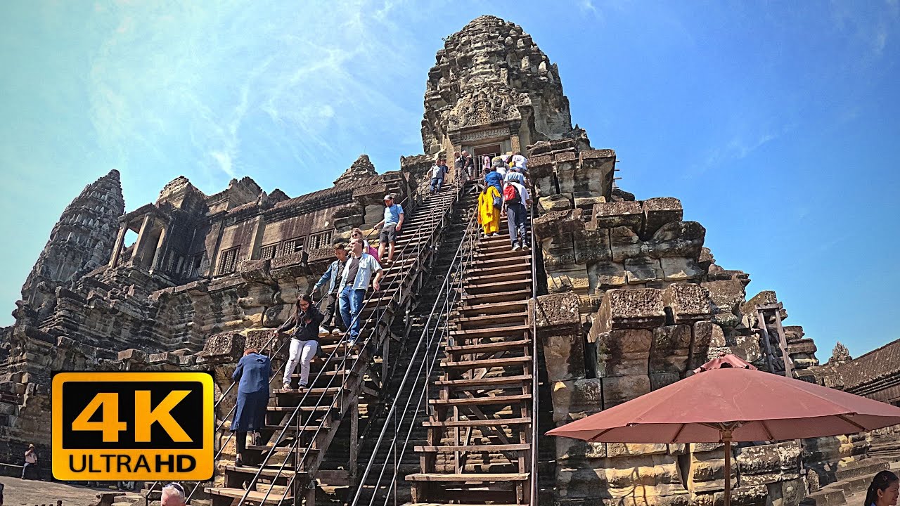 TEMPLO DE ANGKOR WAT / CAMBOYA WALKING TOUR [4K]