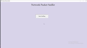 Network Packet Sniffer Demo