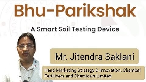 Bhu-Parikshak launch messages @AgroNxt @IIT Kanpur