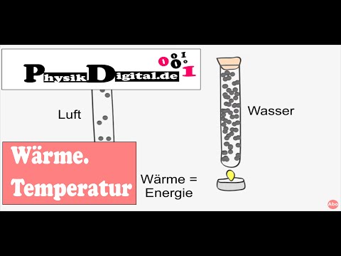 Video: Unterschied Zwischen Wärmeenergie Und Temperatur