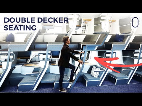Double Decker Airplane Seat Achieves 700% Of Crowdfunding Goal