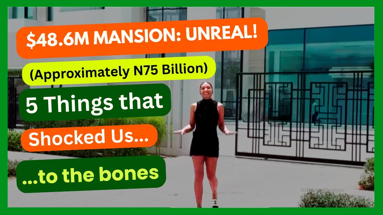 48.6M Mansion! 5 SHOCKING Features that blew our minds YouTube