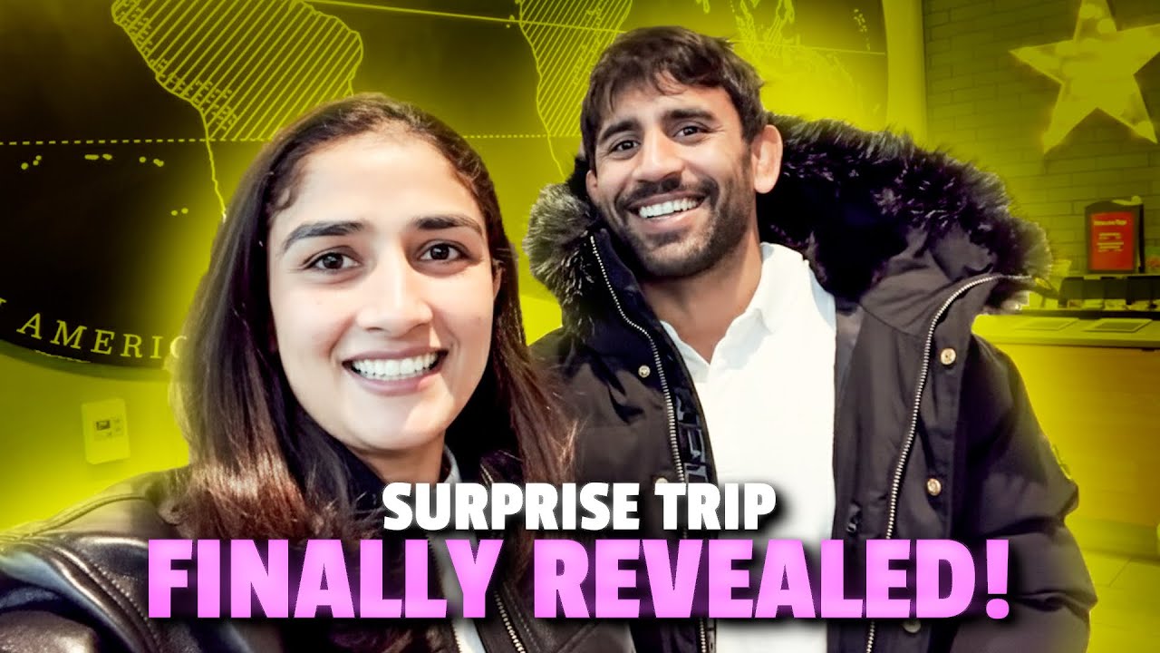 Surprise Trip Finally Revealed 😍✈️ | Bajrang Punia | Sangeeta Phogat Vlog