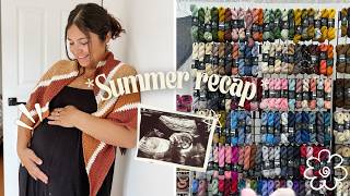 finishing old wips, fibre festival haul and baby #3!!????