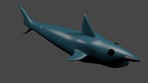 3D shark timelapse using blender