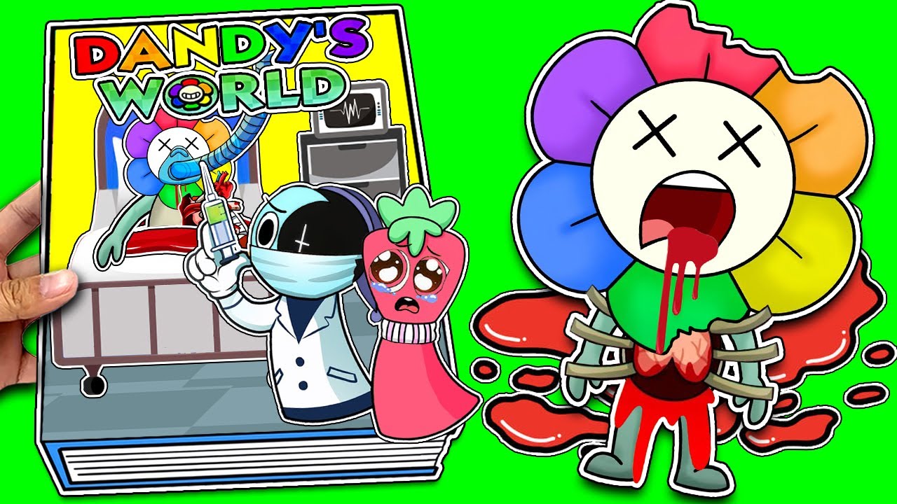 Making DANDY'S WORLD Game Book + (Dandy Squishy)