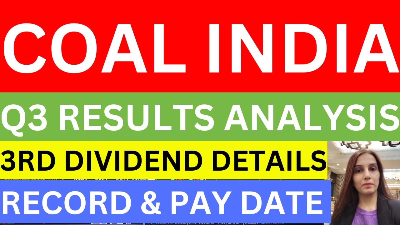 Coal India Q3 results & 3rd dividend | Coal india share news today | dividend details | stocks