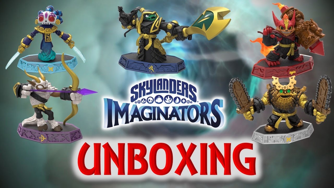 Skylanders Imaginators - Wave 3 UNBOXING - Pit Boss, Flare Wolf, Chain Reaction, Buckshot & Bad Juju