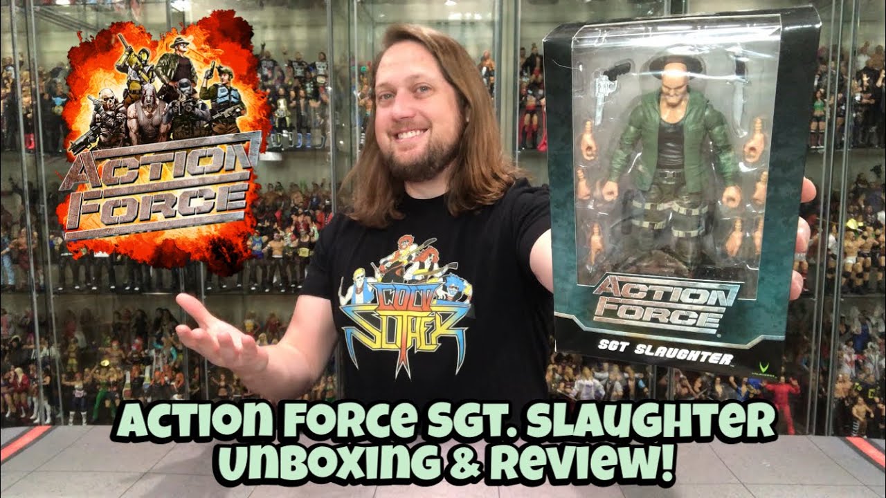 Sgt. Slaughter Action Force Unboxing & Review!